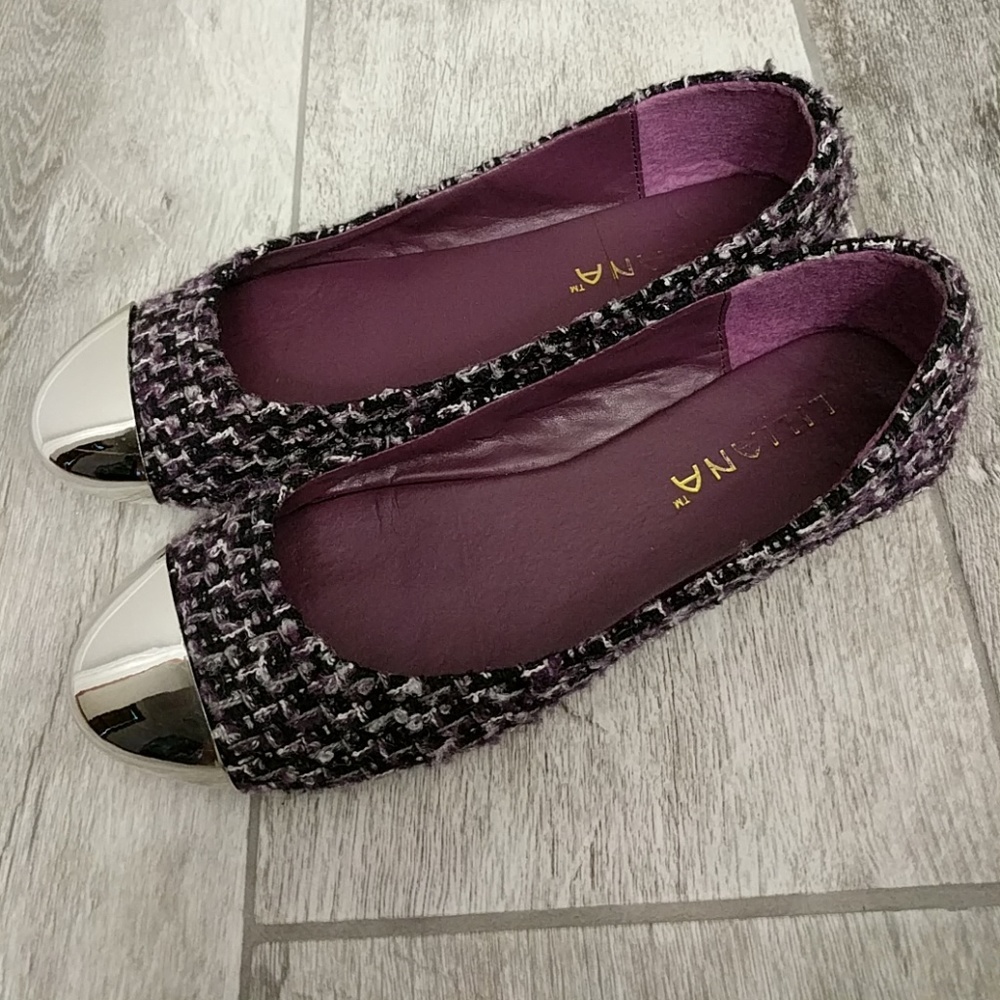 Liliana tweed winter flats